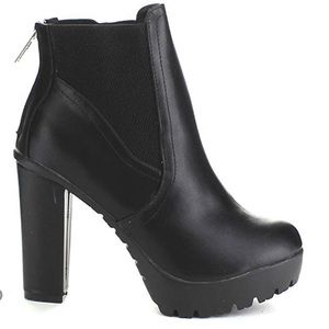 Chunky Platform Ankle Booties